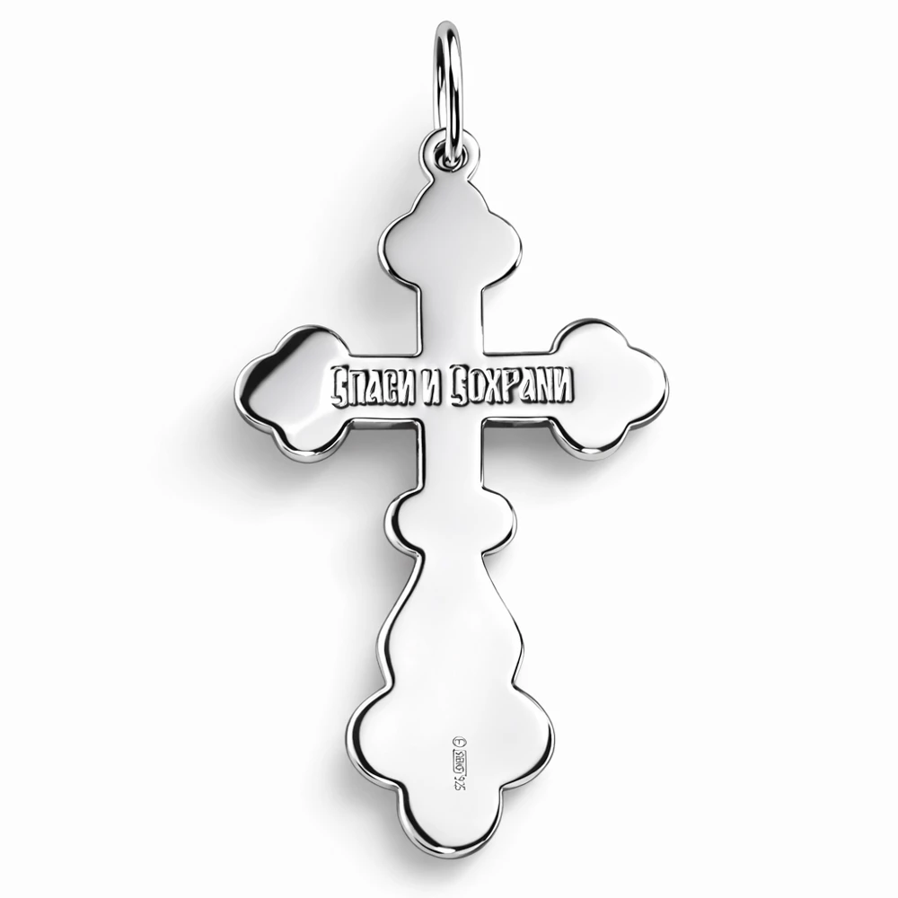 Крестик из серебра 925 пробы