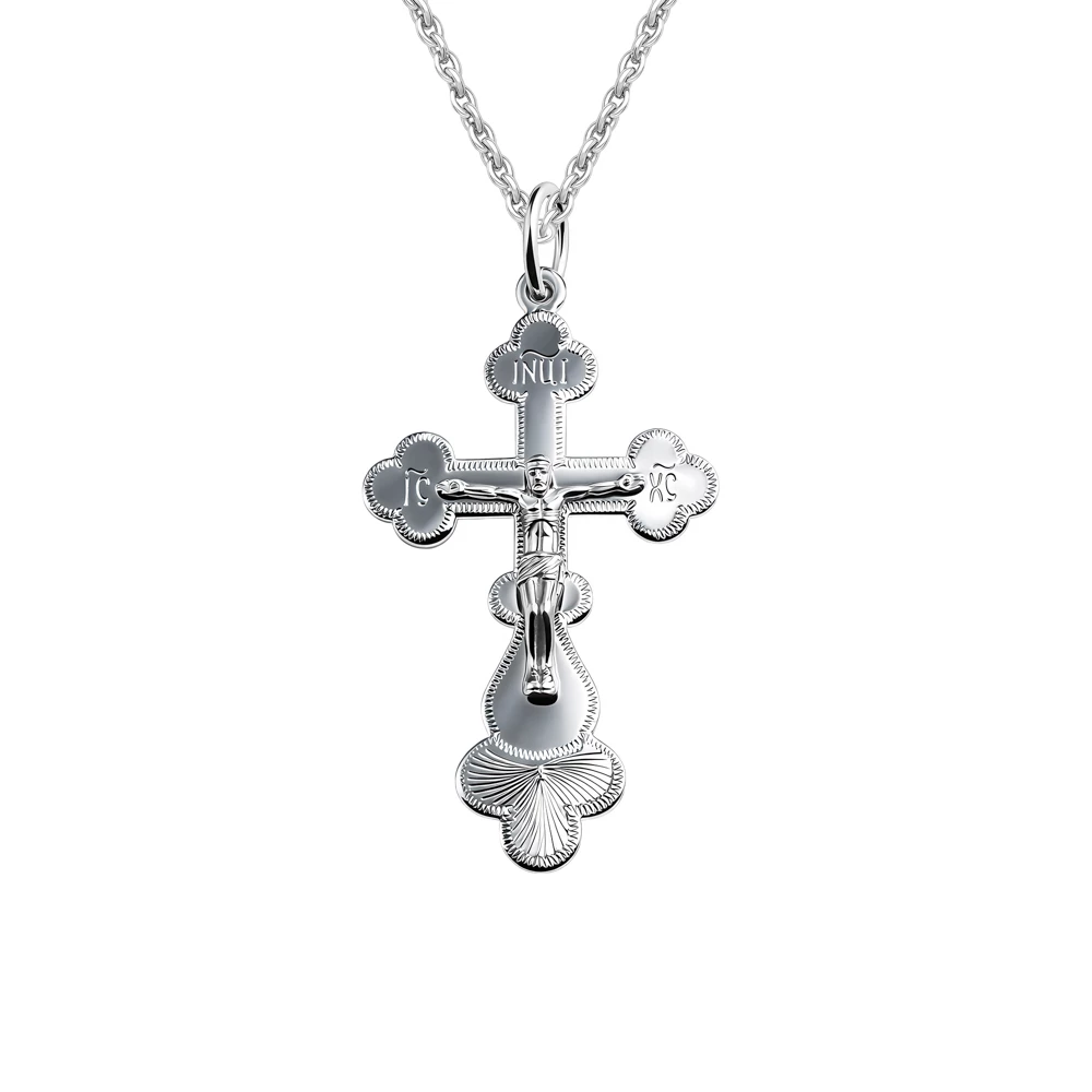 Крестик из серебра 925 пробы