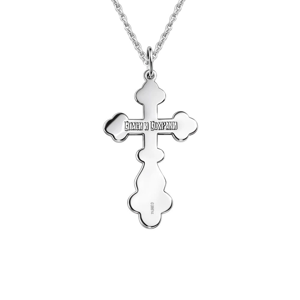 Крестик из серебра 925 пробы