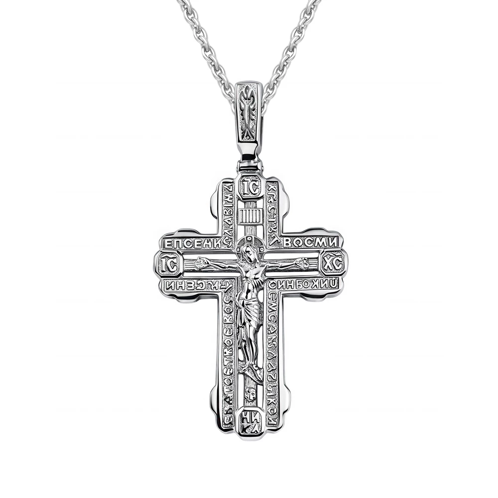 Крестик из серебра 925 пробы