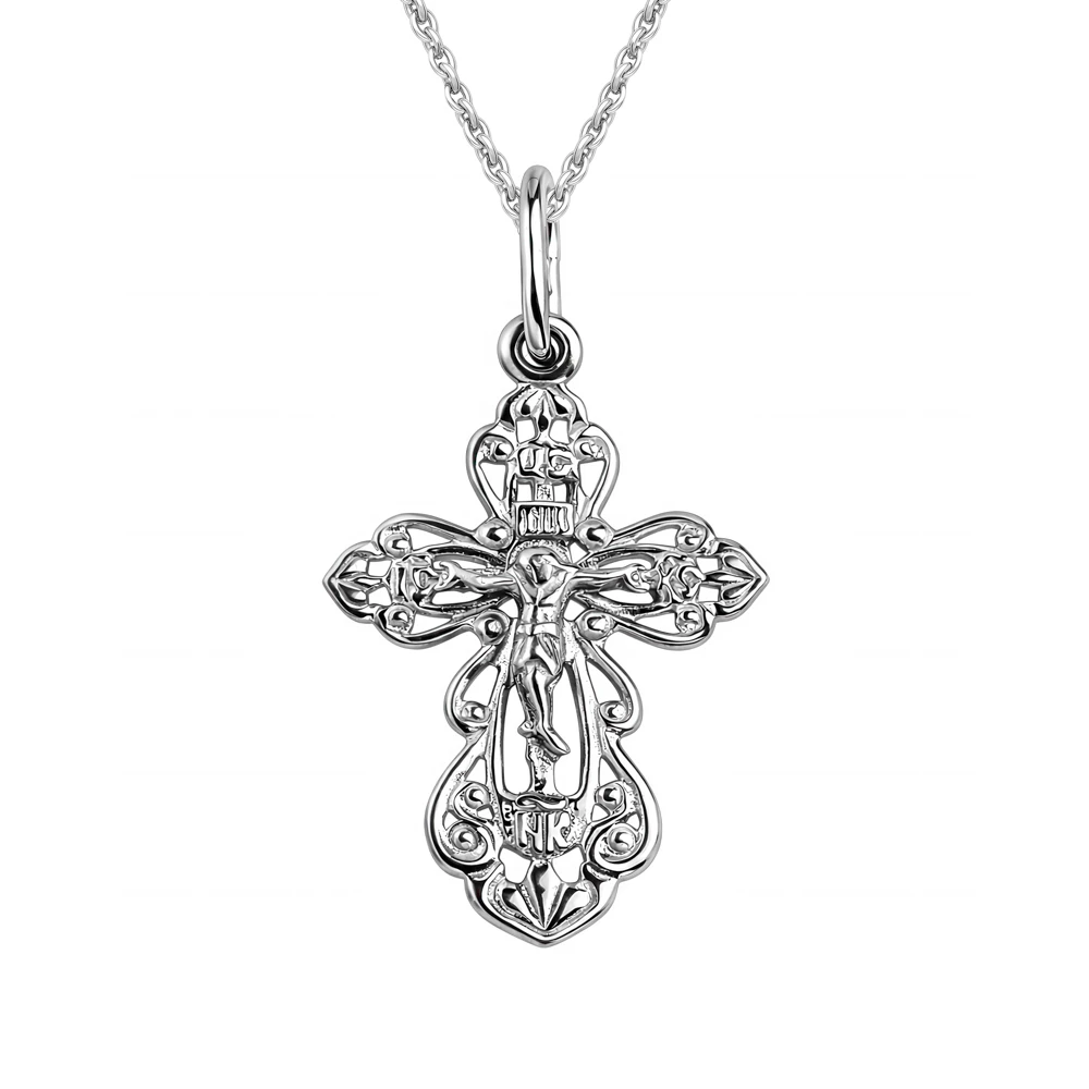 Крестик из серебра 925 пробы