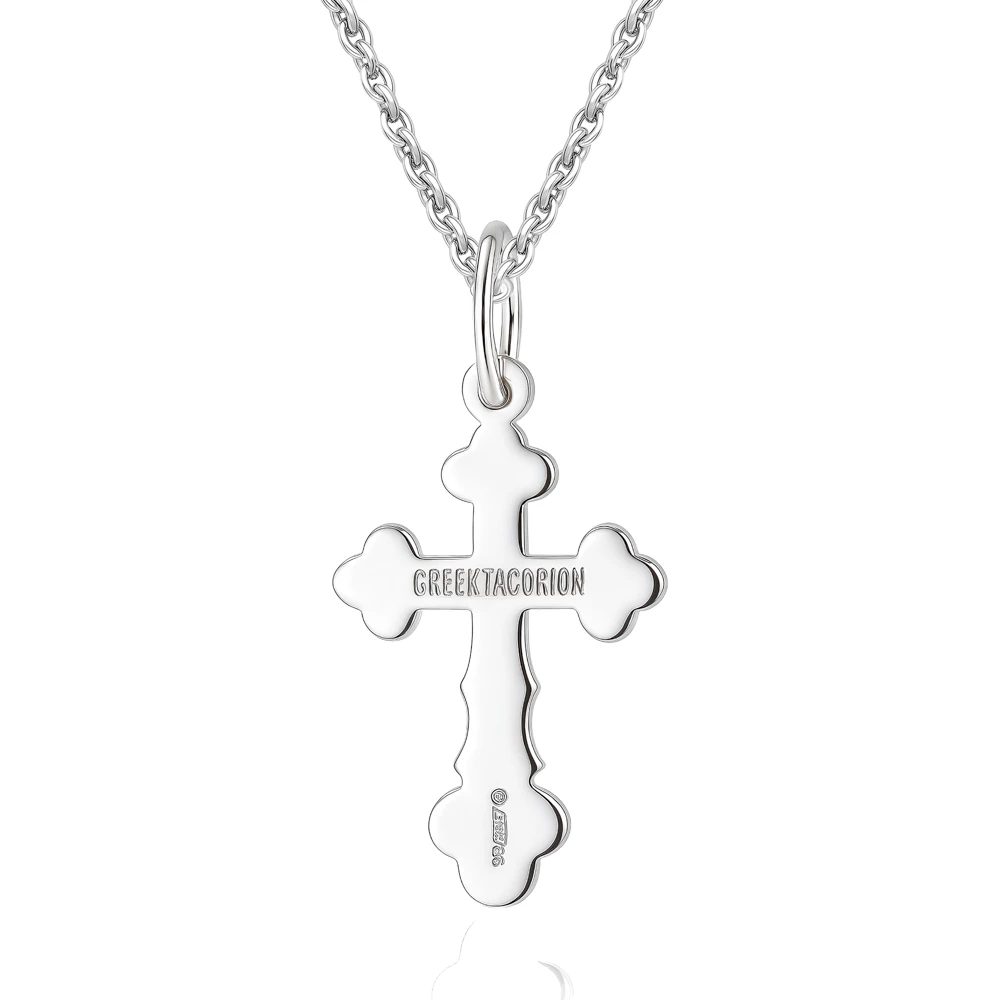 Крестик из серебра 925 пробы