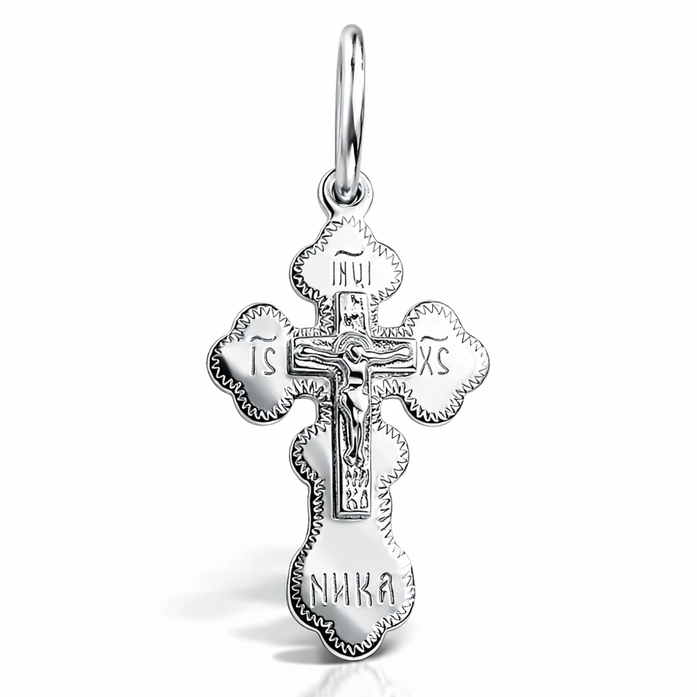 Крестик из серебра 925 пробы