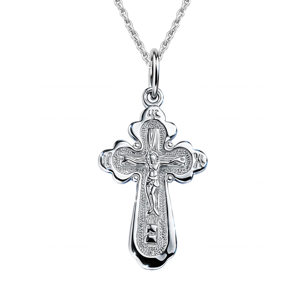 Крестик из серебра 925 пробы