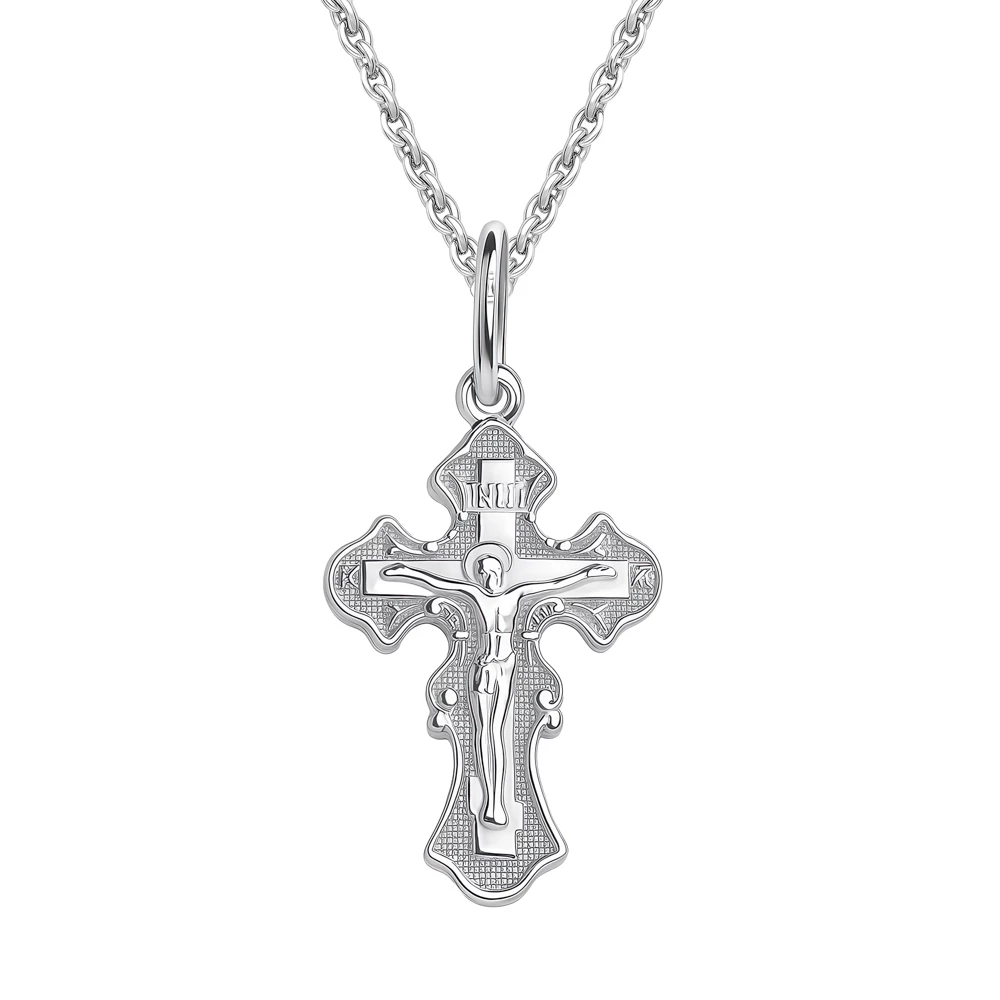 Крестик из серебра 925 пробы