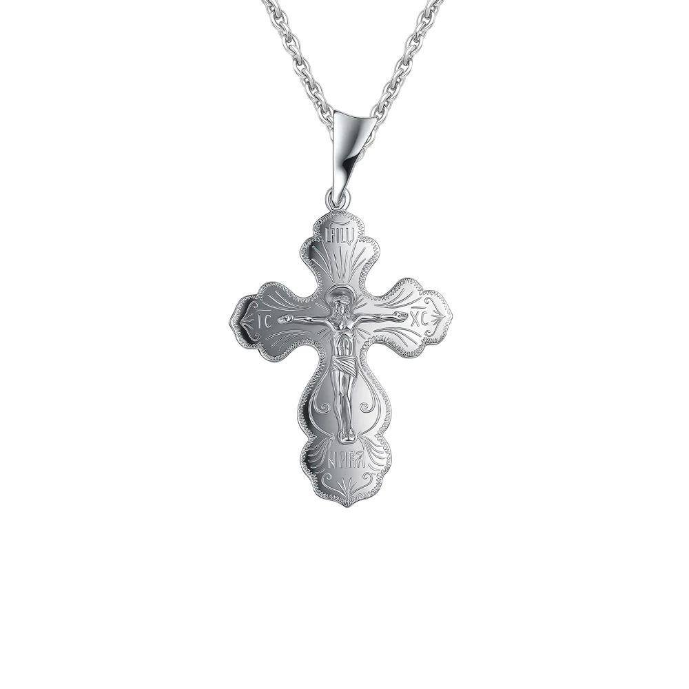 Крестик из серебра 925 пробы