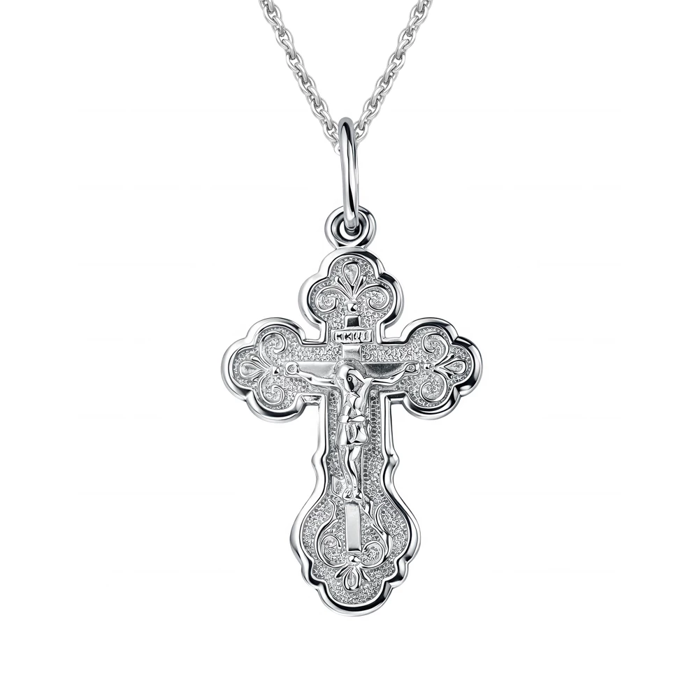 Крестик из серебра 925 пробы