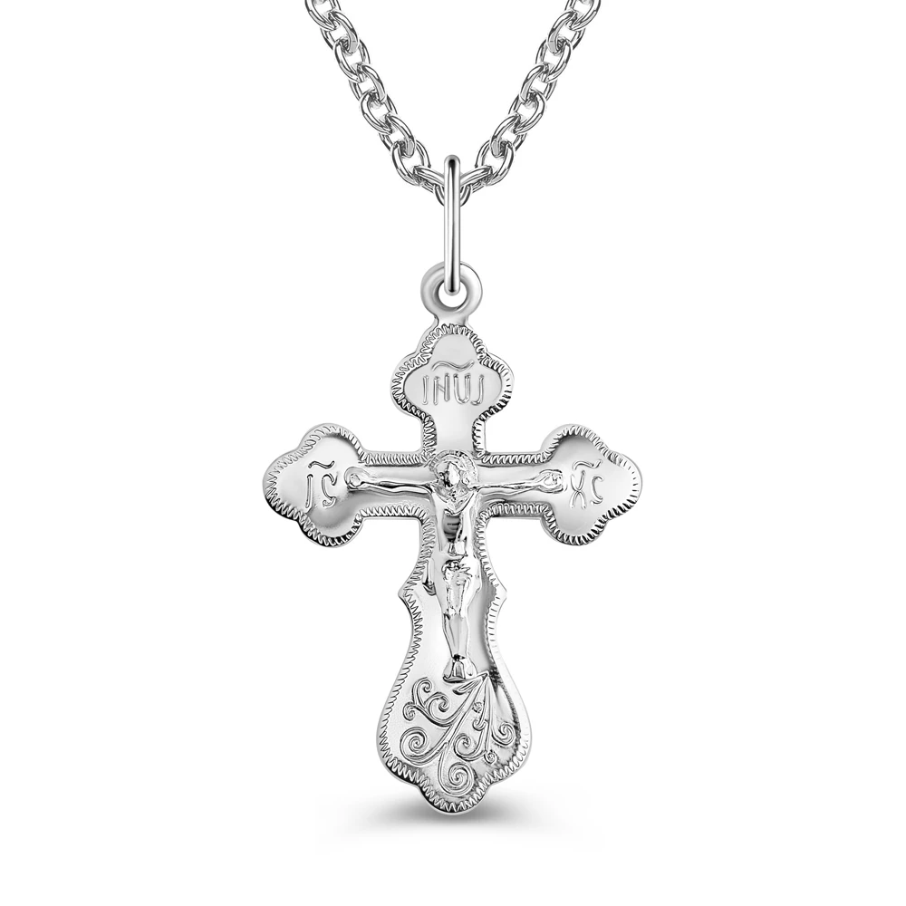Крестик из серебра 925 пробы