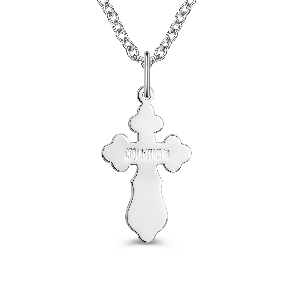 Крестик из серебра 925 пробы