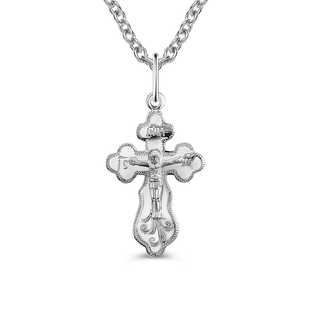 Крестик из серебра 925 пробы