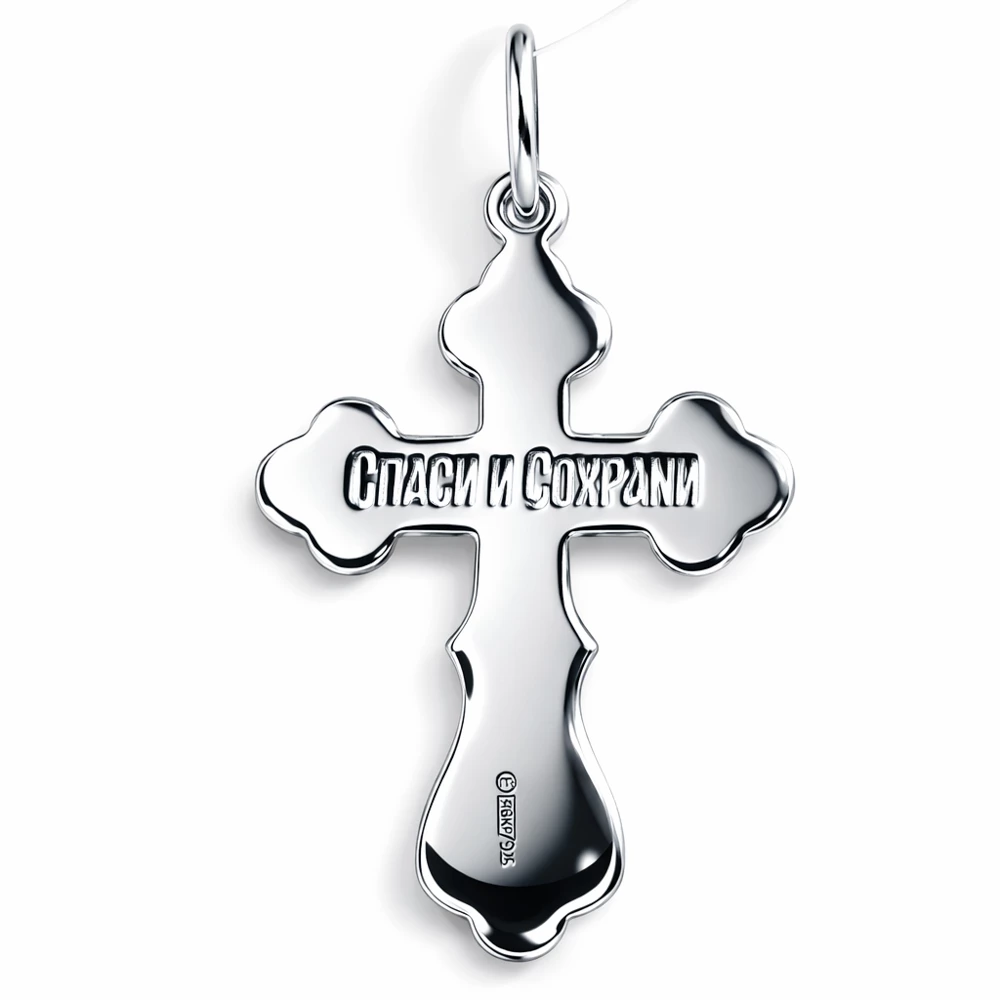 Крестик из серебра 925 пробы