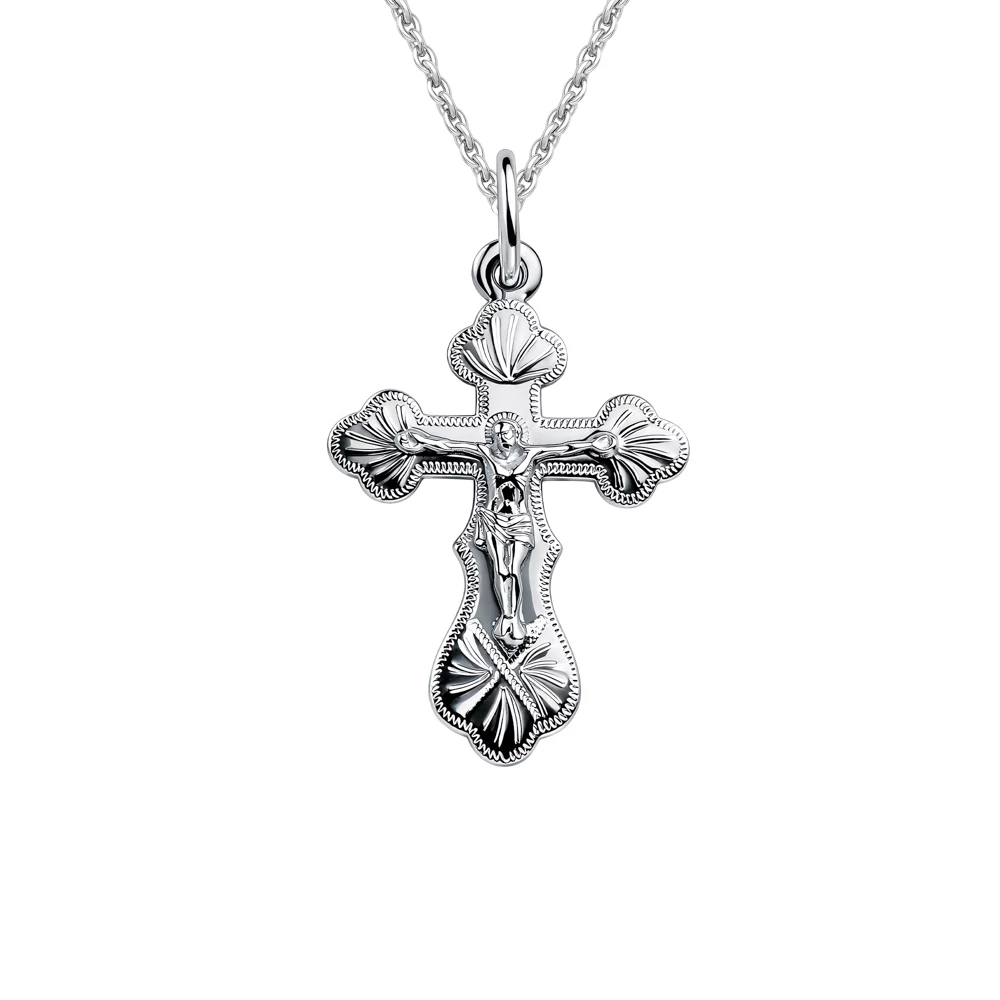 Крестик из серебра 925 пробы