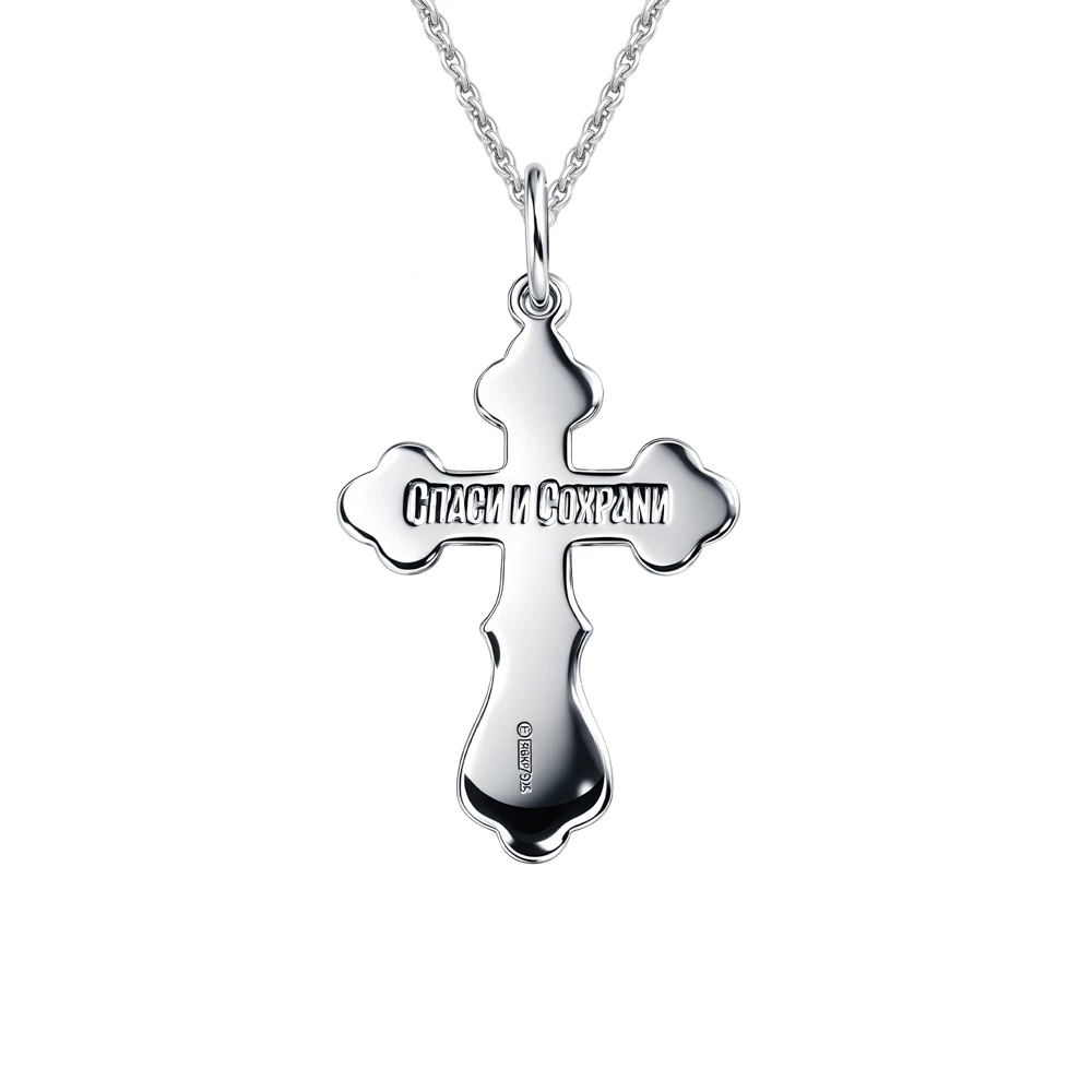 Крестик из серебра 925 пробы