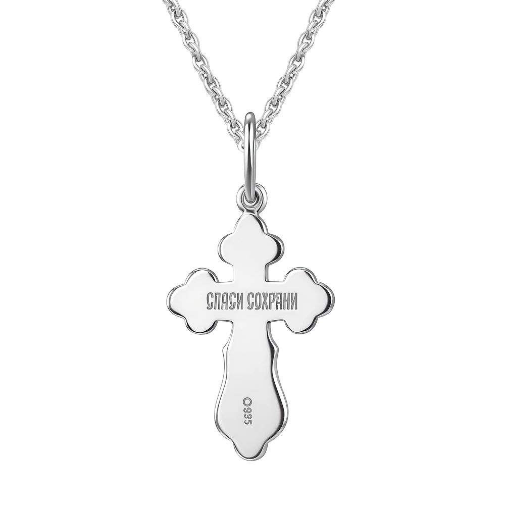 Крестик из серебра 925 пробы