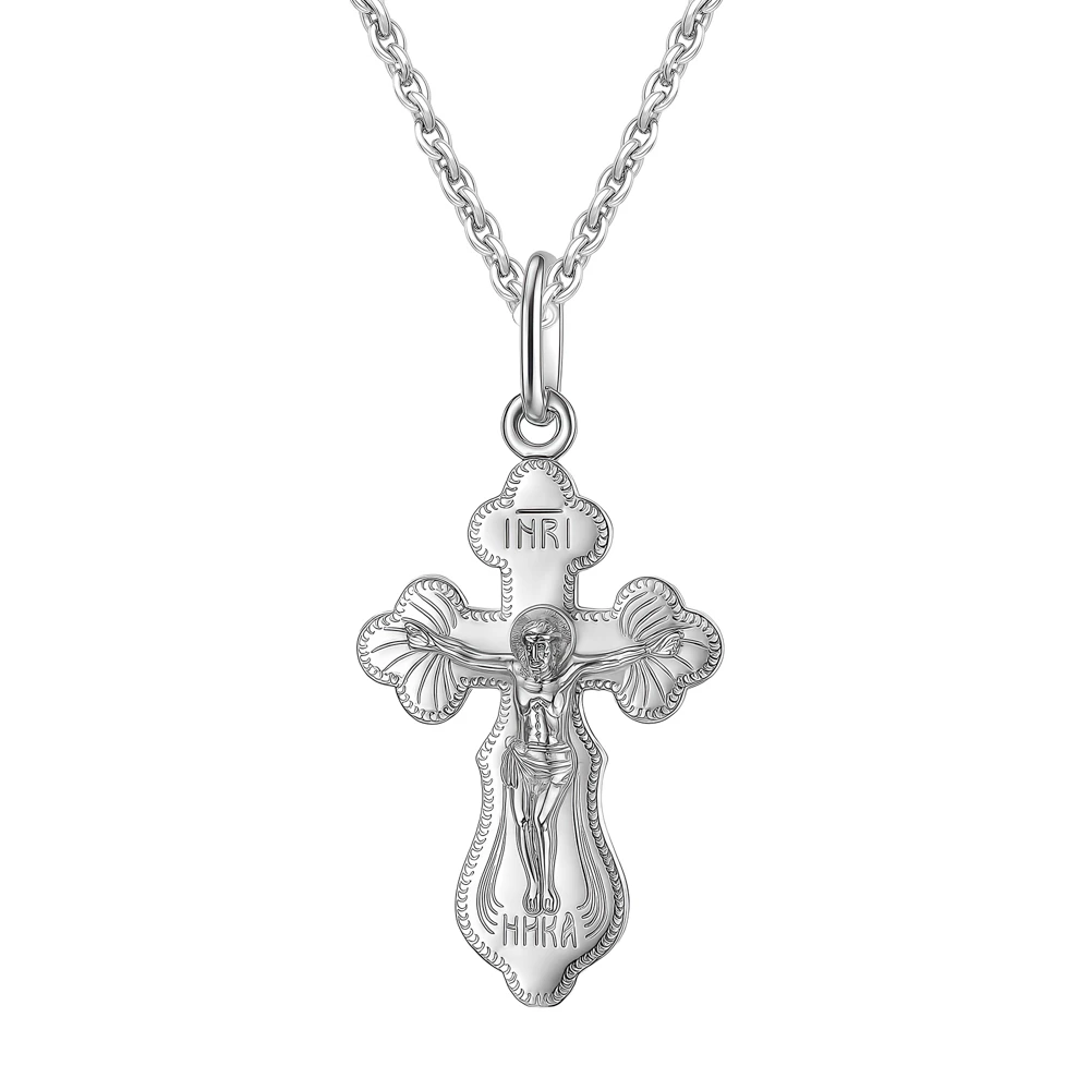 Крестик из серебра 925 пробы