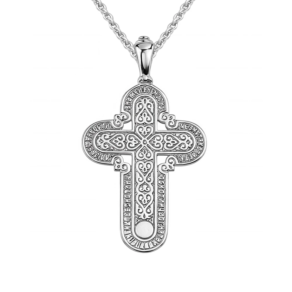 Крестик из серебра 925 пробы