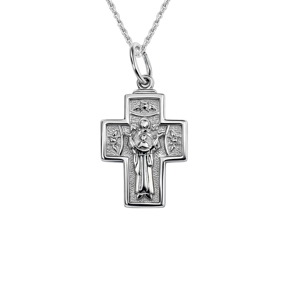 Крестик из серебра 925 пробы