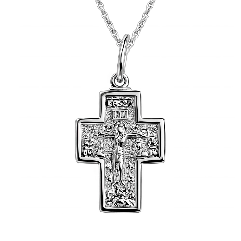 Крестик из серебра 925 пробы