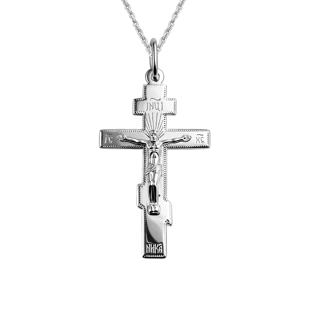 Крестик из серебра 925 пробы