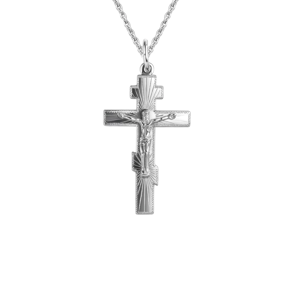 Крестик из серебра 925 пробы