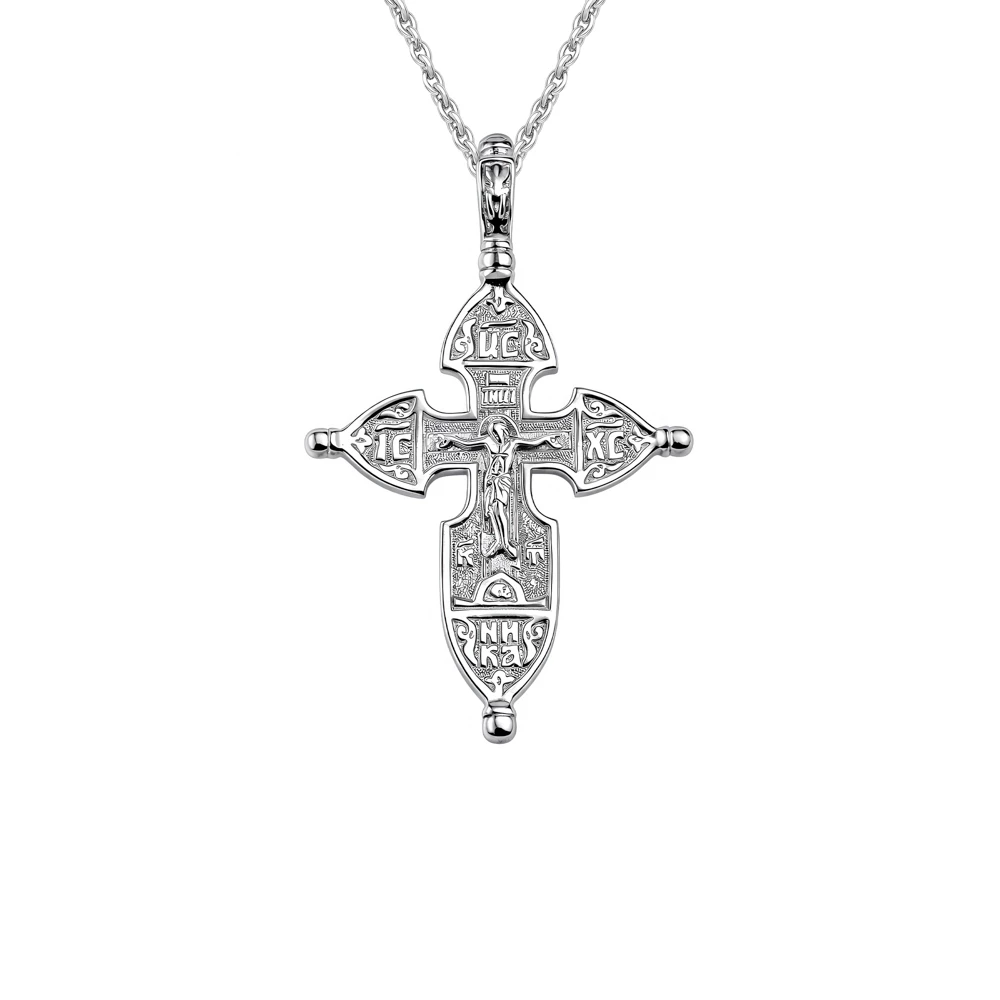 Крестик из серебра 925 пробы