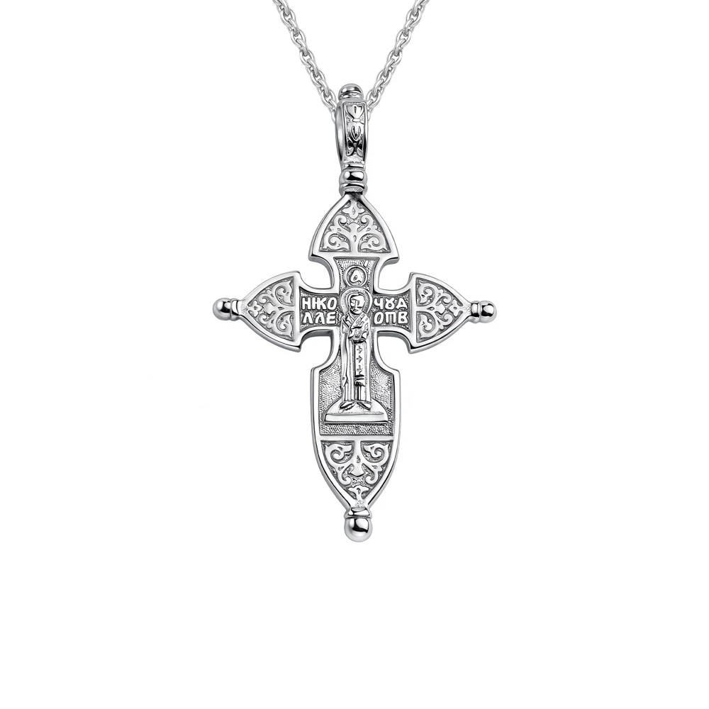 Крестик из серебра 925 пробы