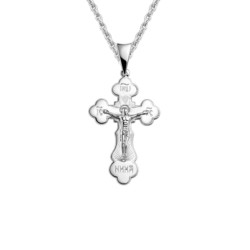 Крестик из серебра 925 пробы