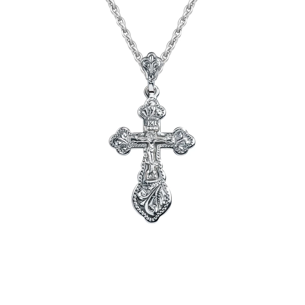 Крестик из серебра 925 пробы
