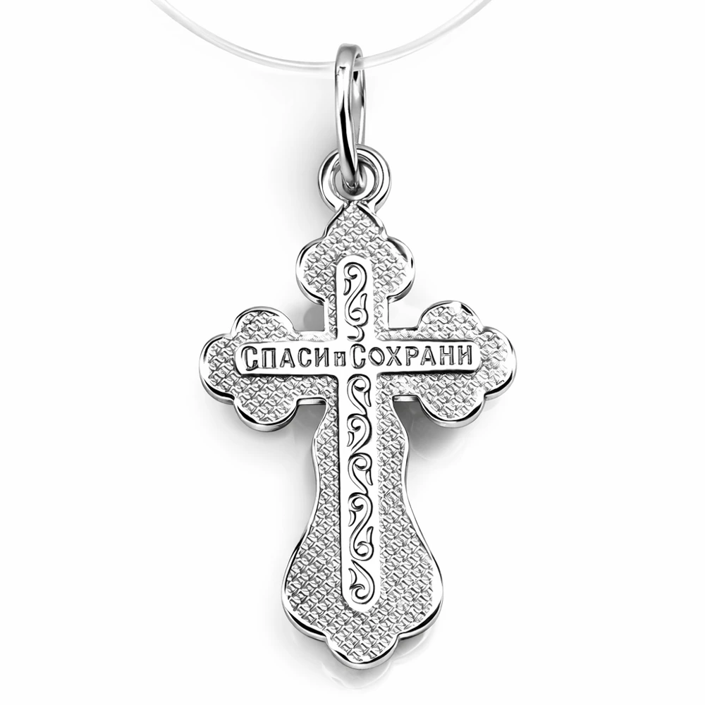 Крестик из серебра 925 пробы