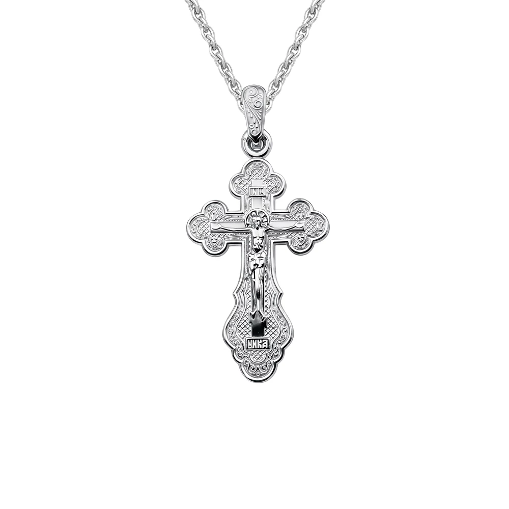 Крестик из серебра 925 пробы