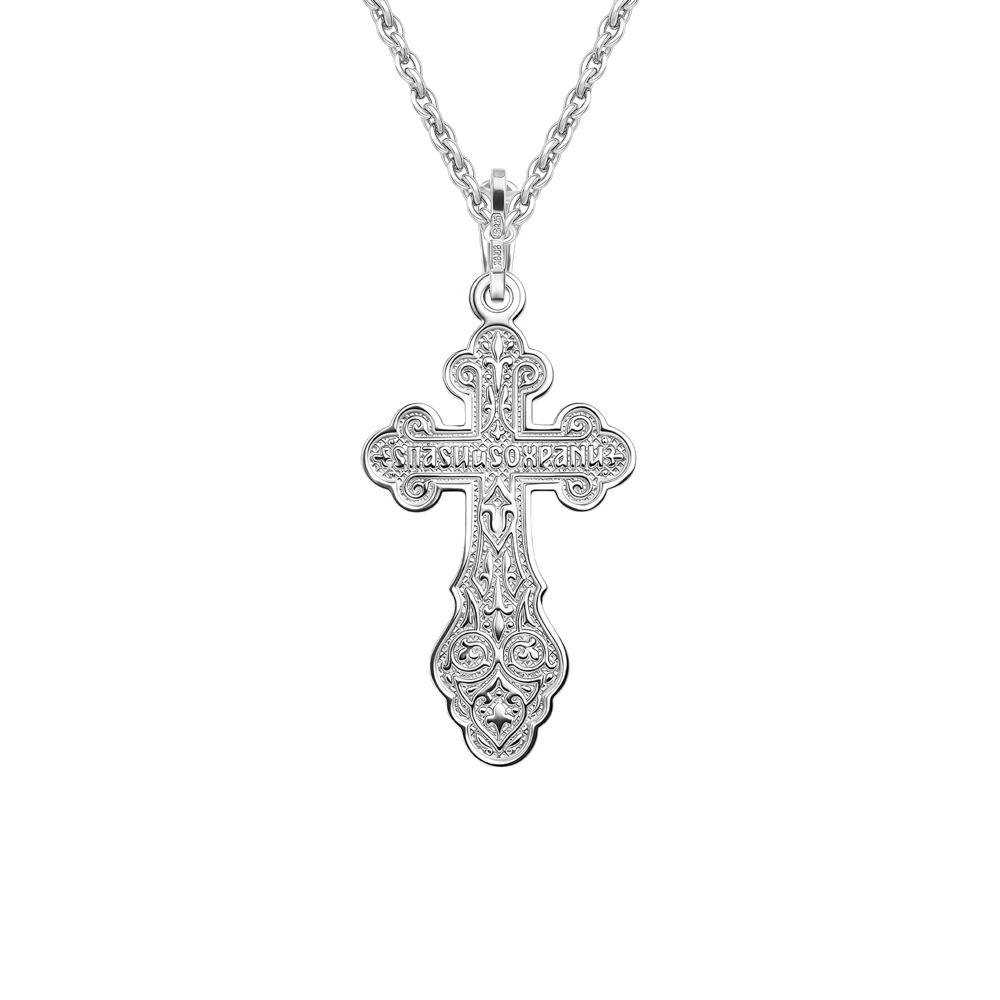 Крестик из серебра 925 пробы