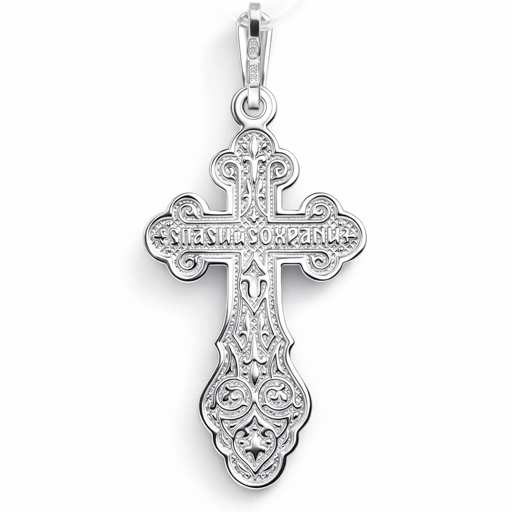 Крестик из серебра 925 пробы