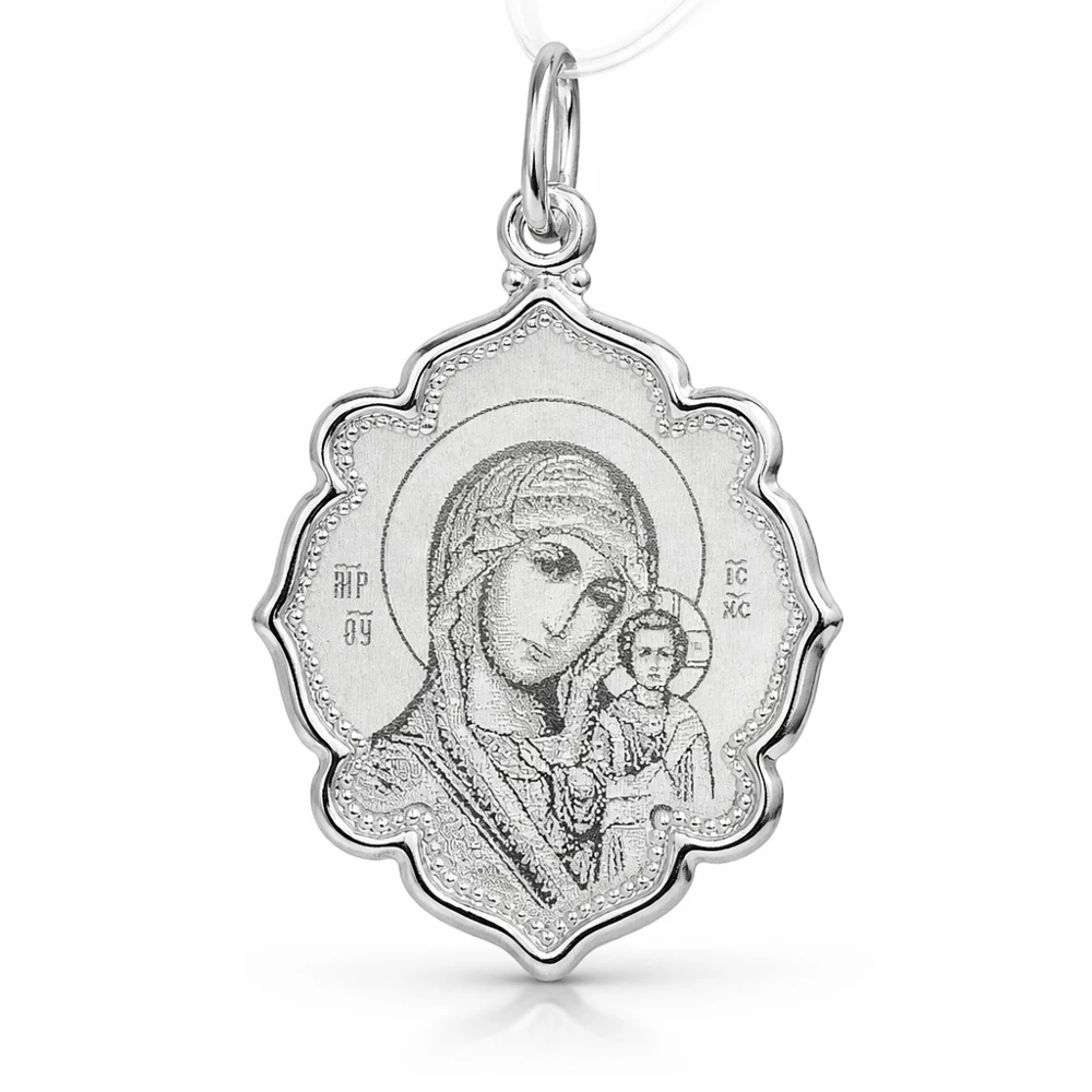 Икона Казанская из серебра 925 пробы