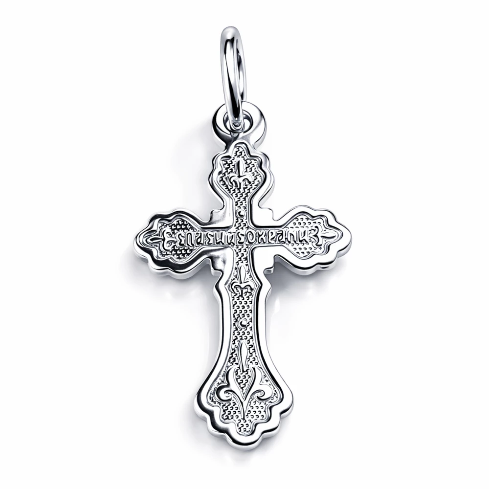 Крестик из серебра 925 пробы