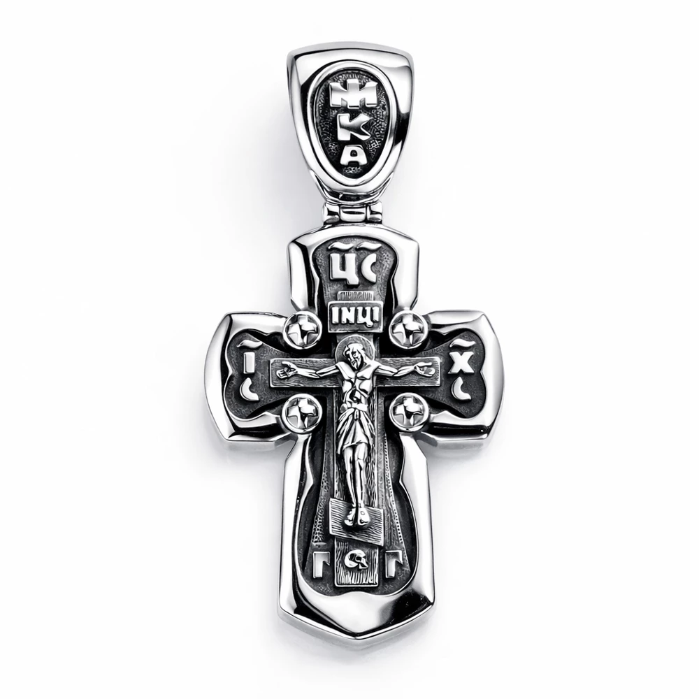 Крестик из серебра 925 пробы