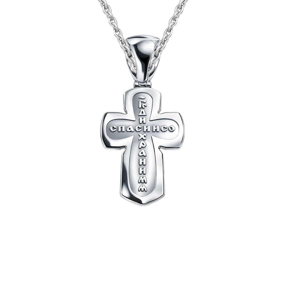 Крестик из серебра 925 пробы