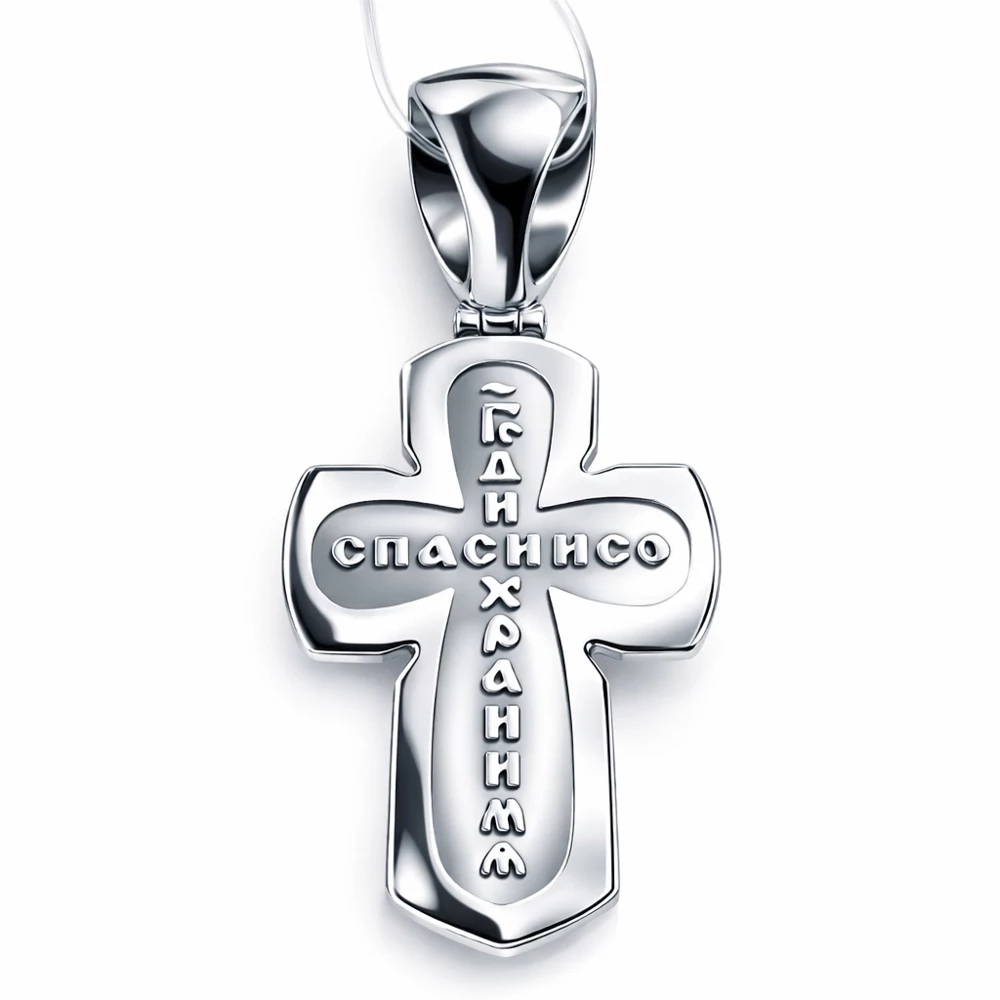 Крестик из серебра 925 пробы