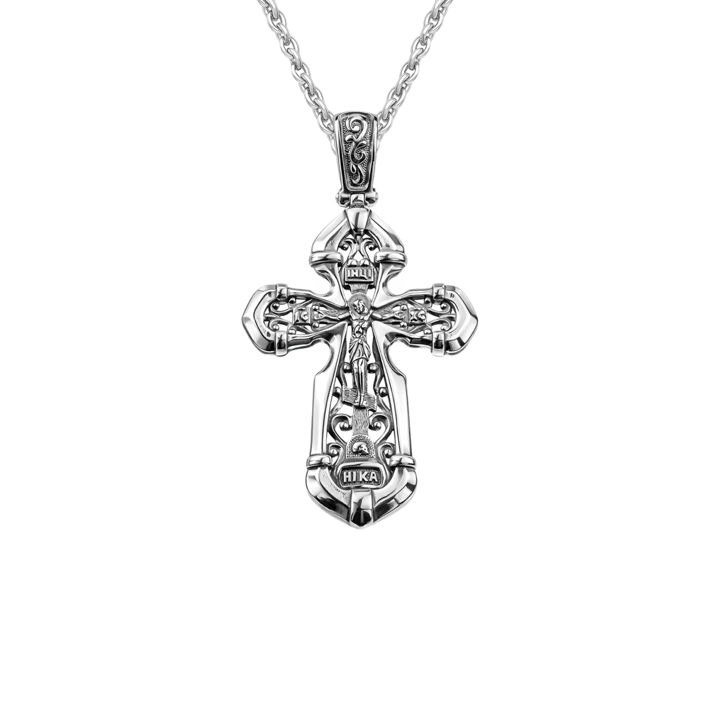 Крестик из серебра 925 пробы