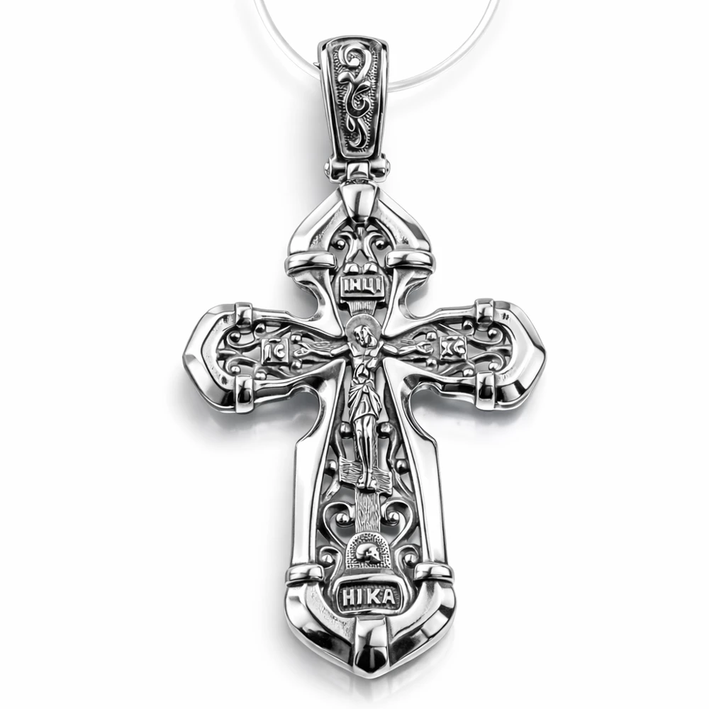 Крестик из серебра 925 пробы