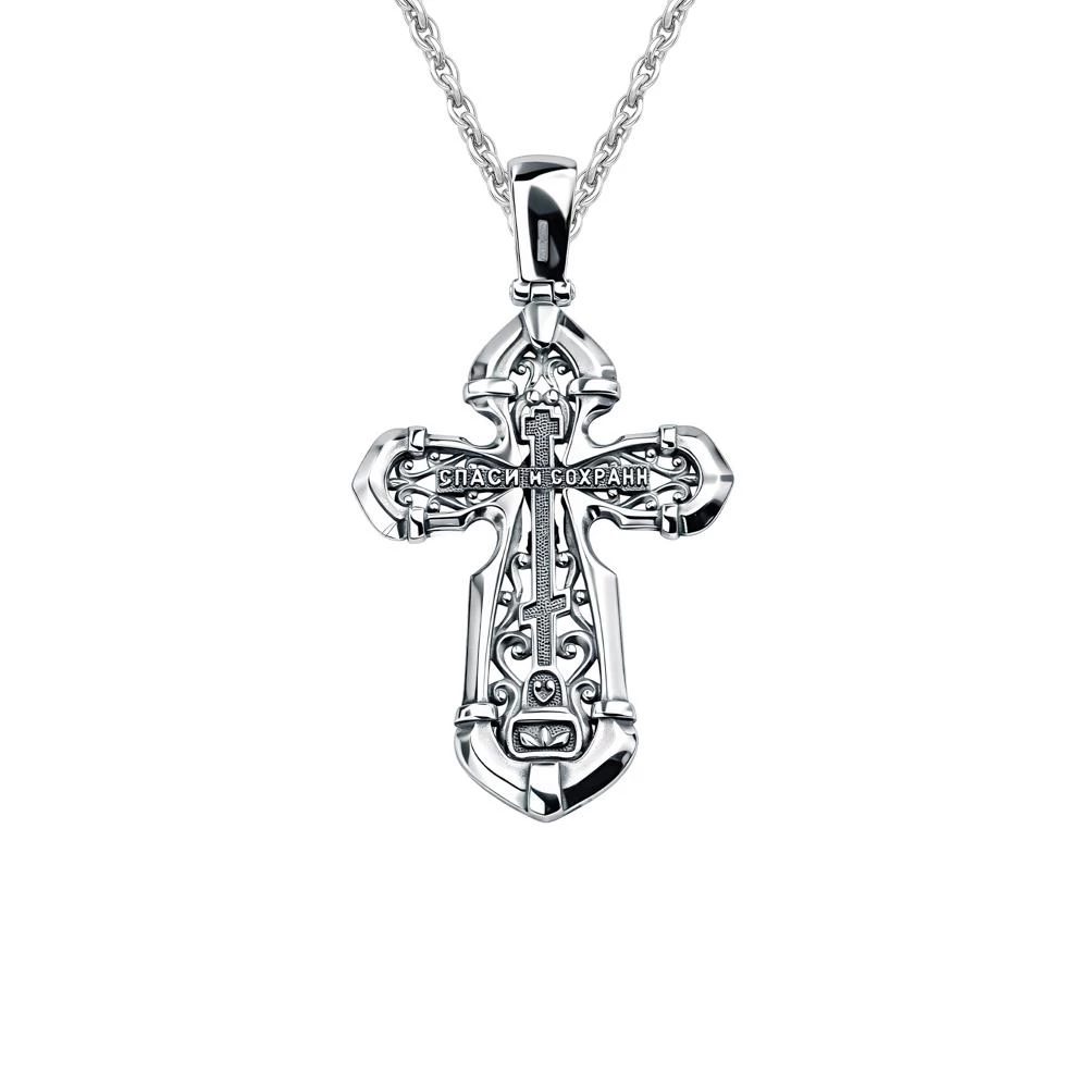 Крестик из серебра 925 пробы