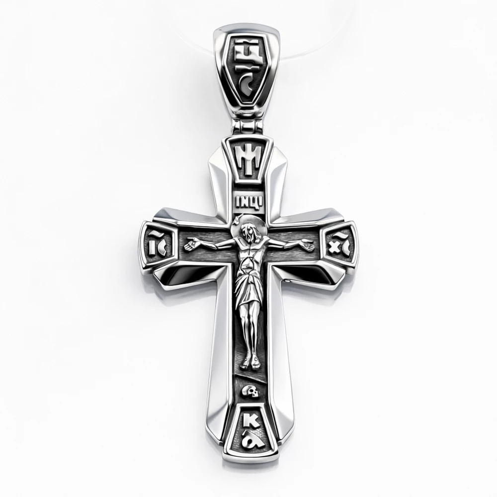 Крестик из серебра 925 пробы