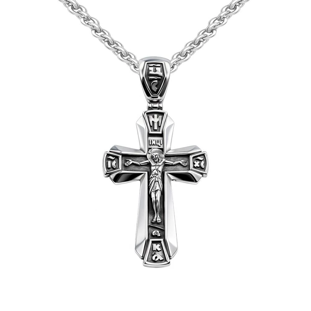 Крестик из серебра 925 пробы