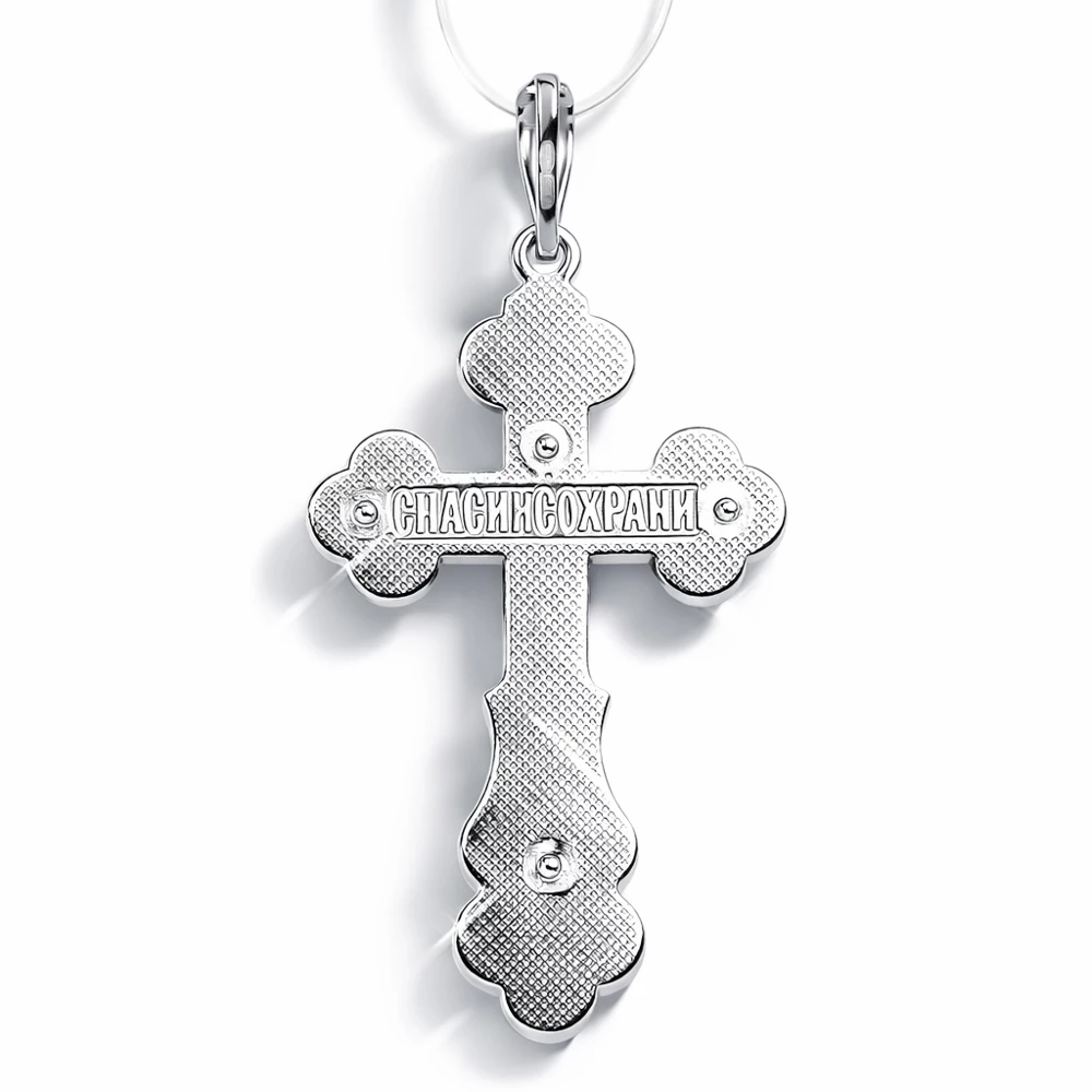 Крестик из серебра 925 пробы