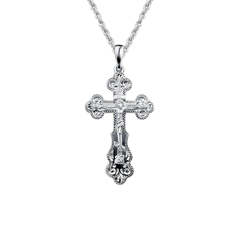 Крестик из серебра 925 пробы