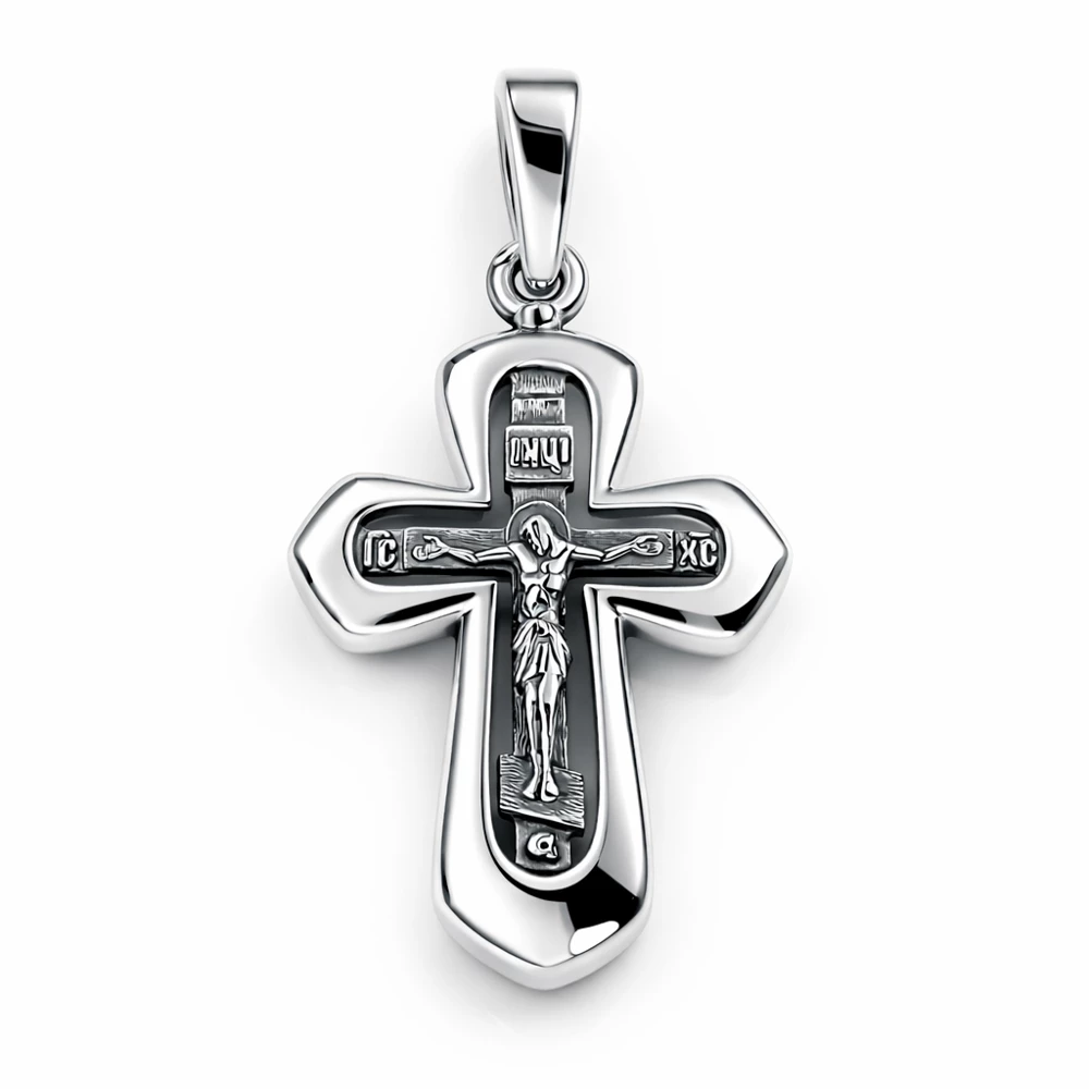 Крестик из серебра 925 пробы