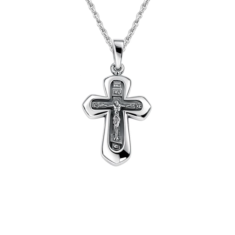 Крестик из серебра 925 пробы