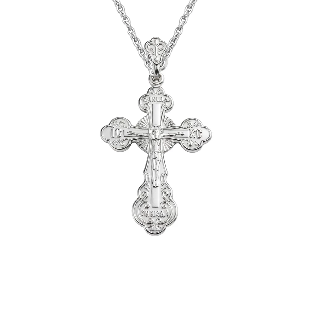 Крестик из серебра 925 пробы