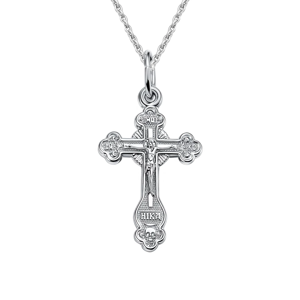 Крестик из серебра 925 пробы