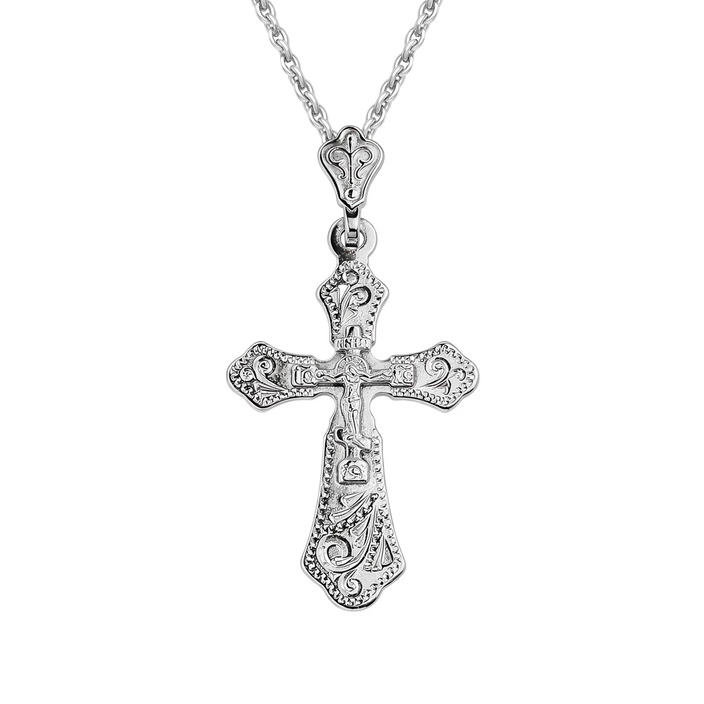 Крестик из серебра 925 пробы
