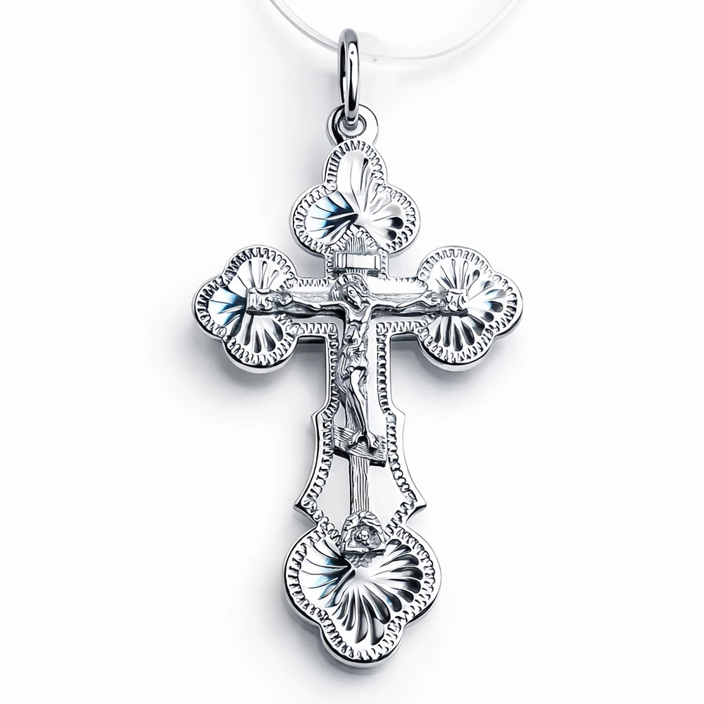 Крестик из серебра 925 пробы